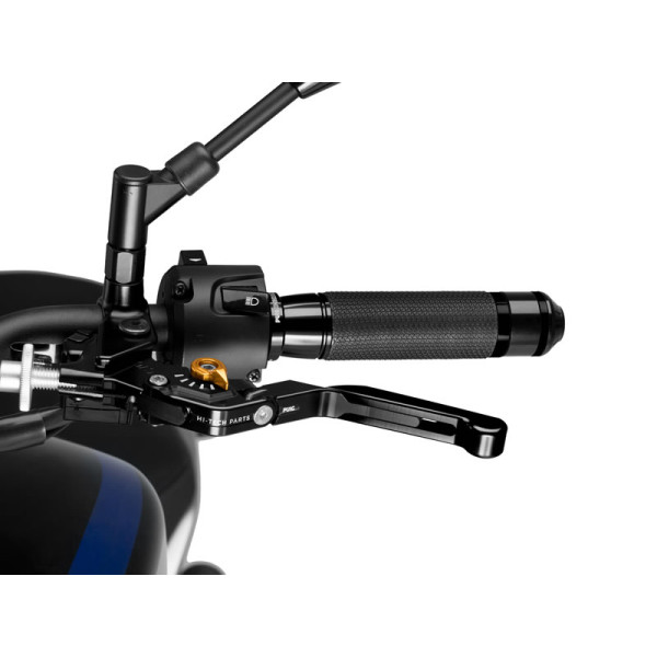 Puig Extendable Folding V3 Clutch (Black Extender With Blue Selector) Gold